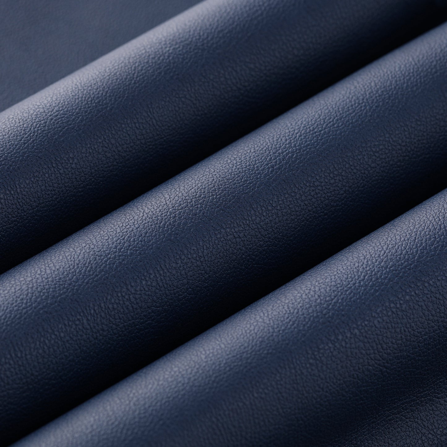Navy Blue PU Leather Book Cloth,Nappa Grain