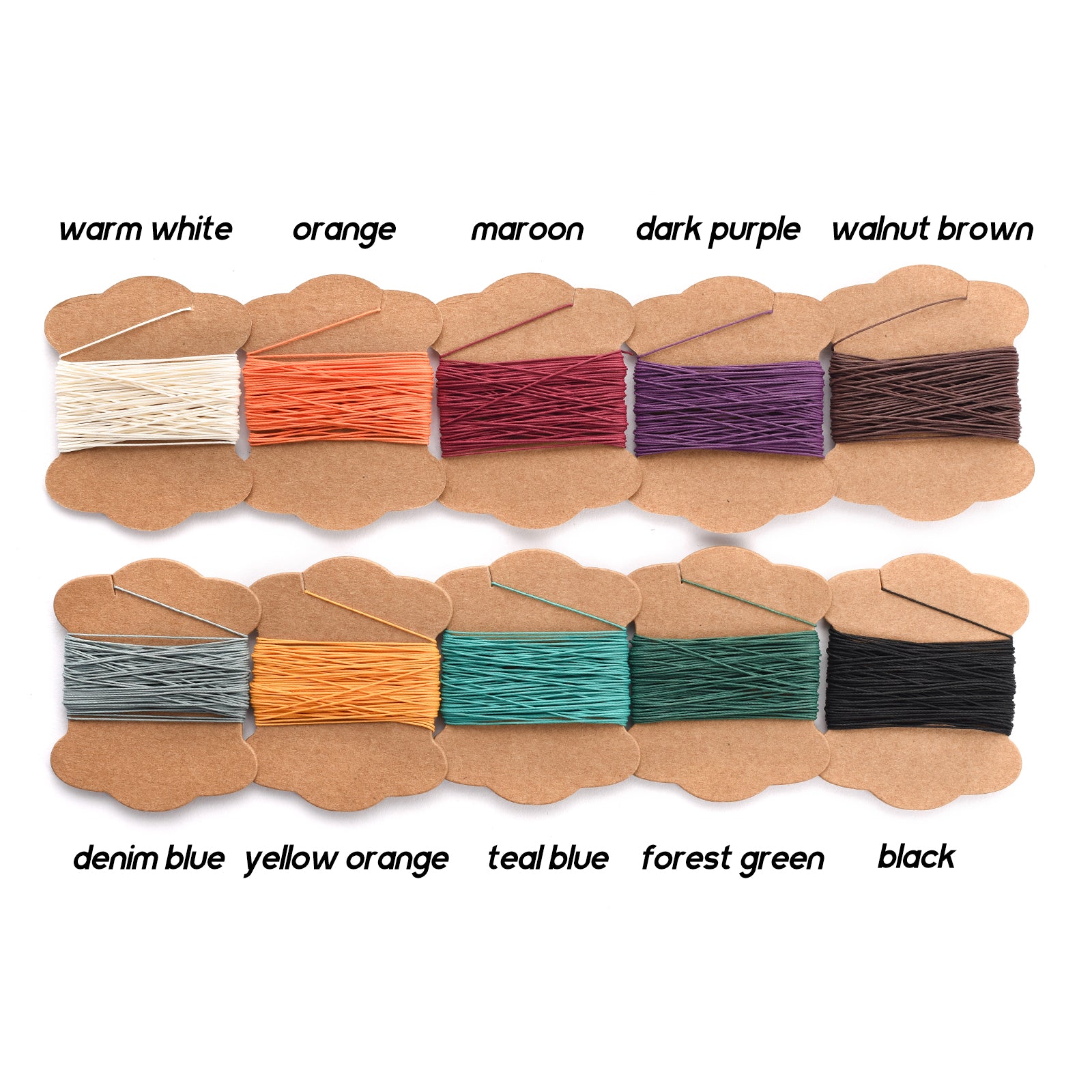 Waxed Linen Thread for Bookbinding Set – Wooqu Bookbinding Supplies