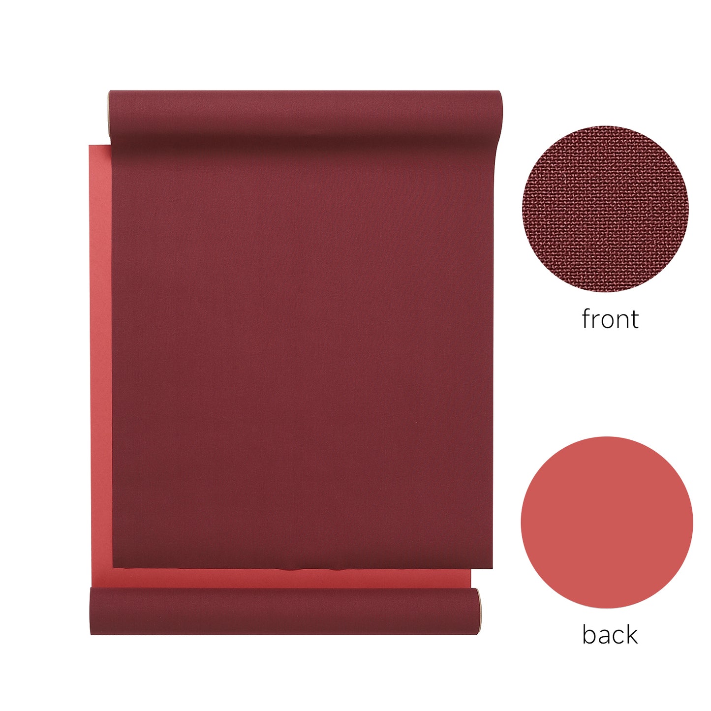 Burgundy Cotton Book Cloth