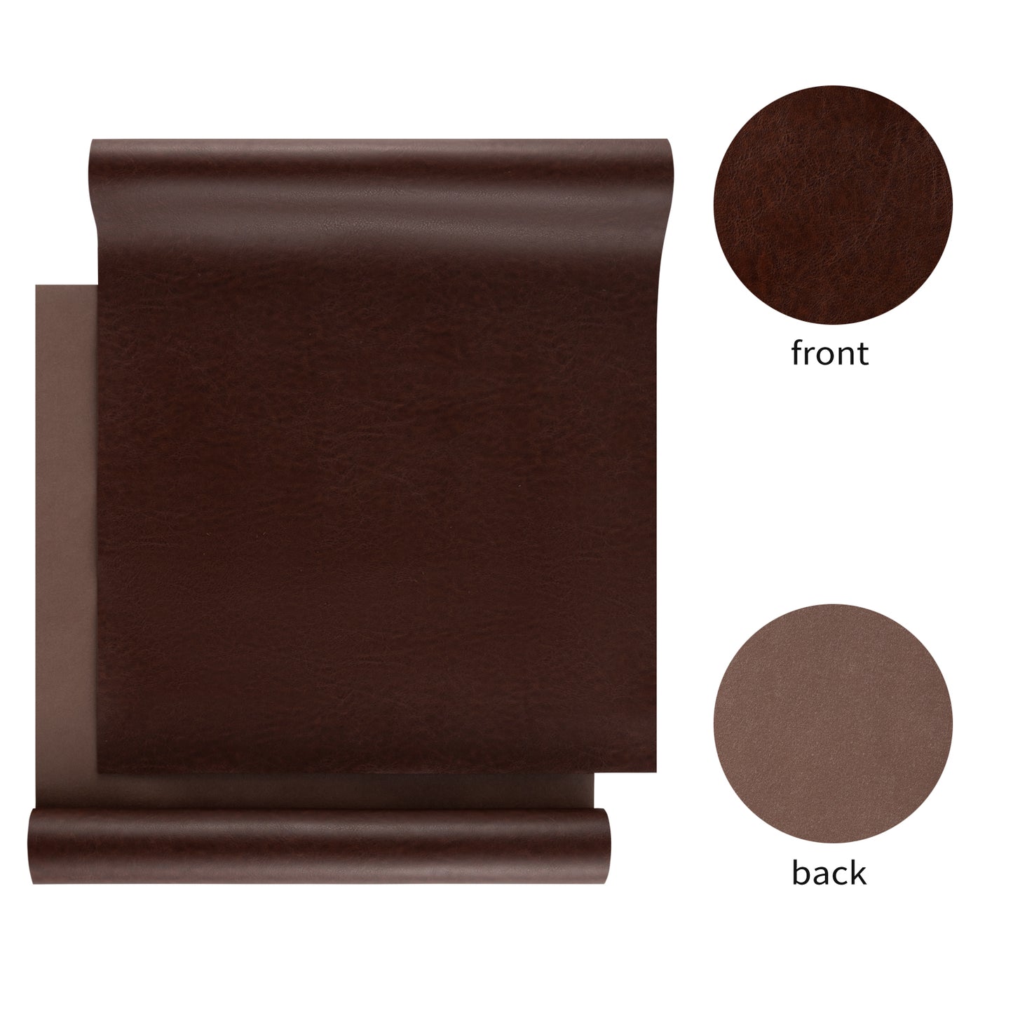 Brown PU Leather Book Cloth,Casco Grain