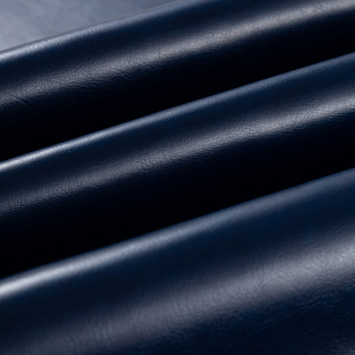 Navy Blue PU Leather Book Cloth,Cowhide Grain