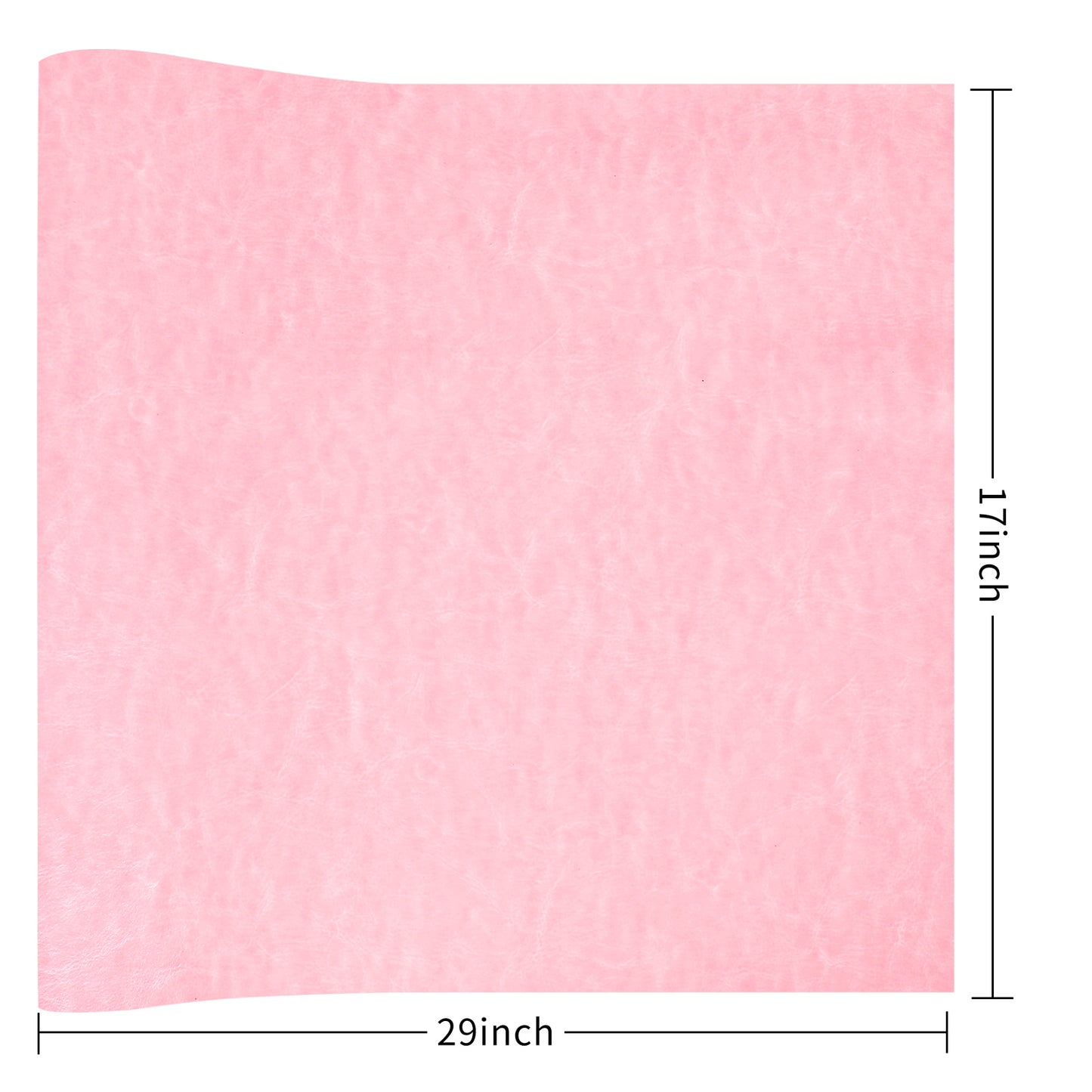 Pink PU Leather Book Cloth,Cowhide Grain