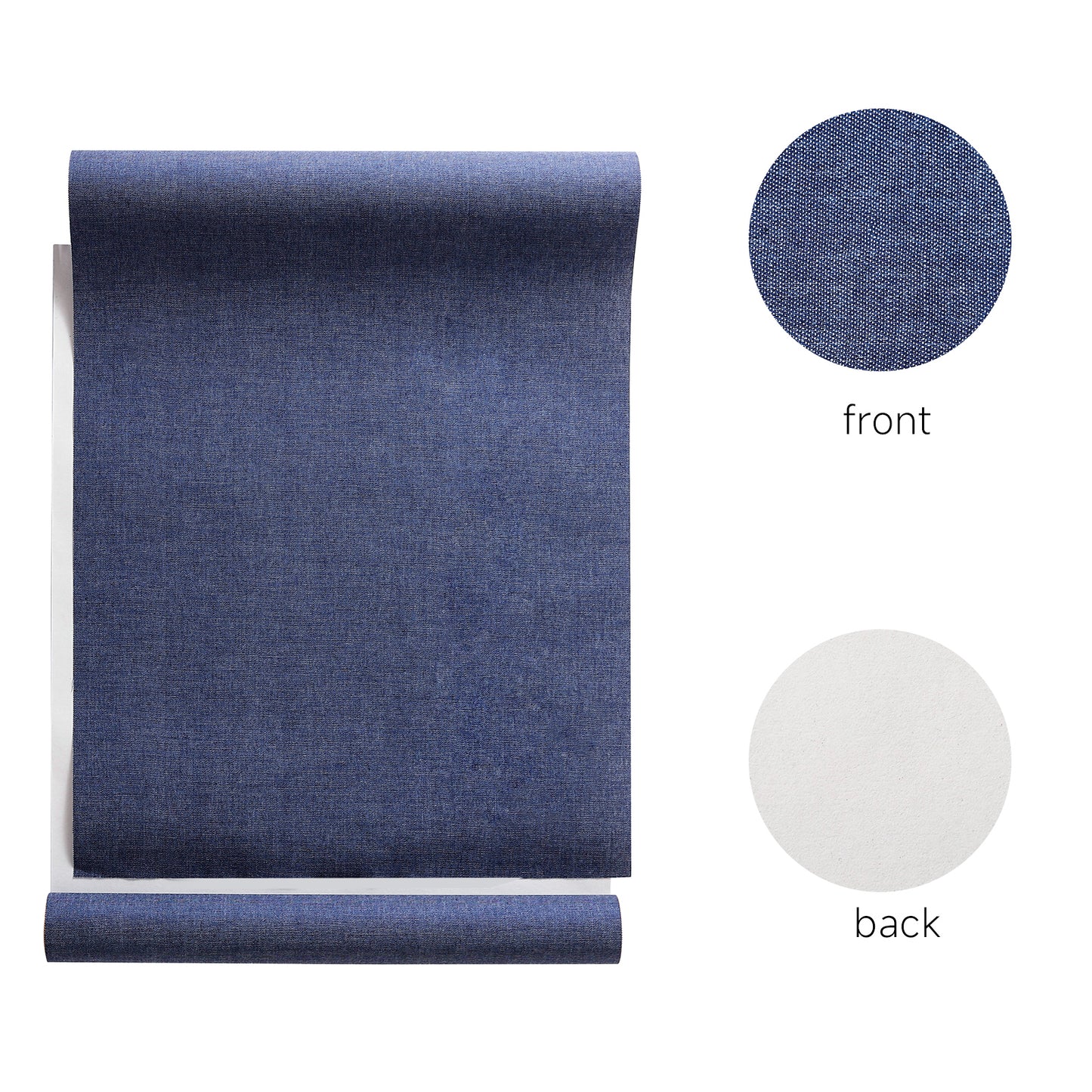 Denim Blue Cotton Book Cloth