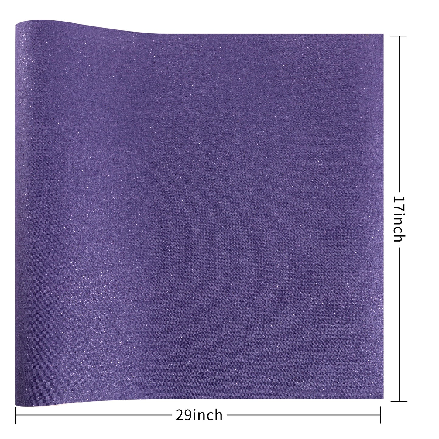 Glitter Purple Cotton Book Cloth