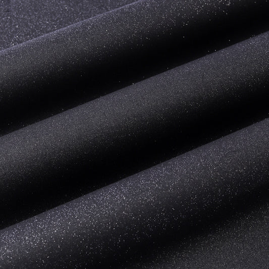 Glitter Black Cotton Book Cloth