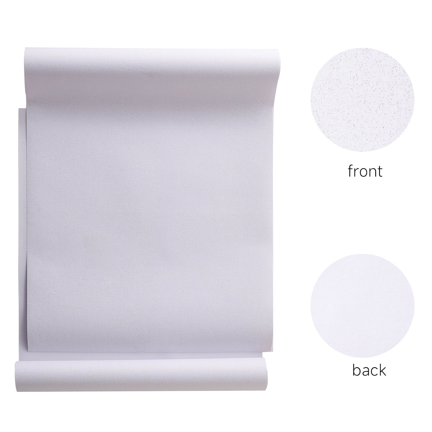 Glitter White Cotton Book Cloth