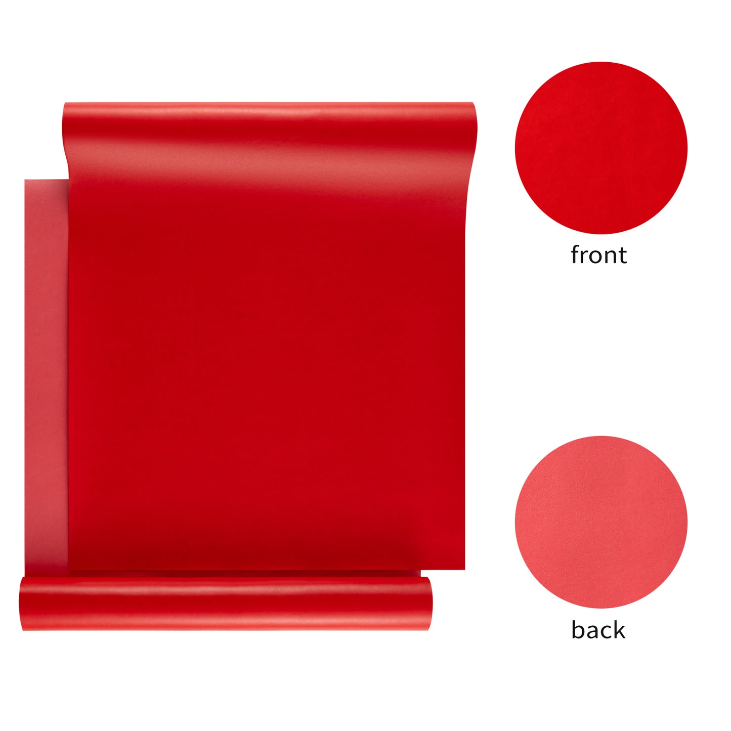 Red PU Leather Book Cloth,Goat Grain