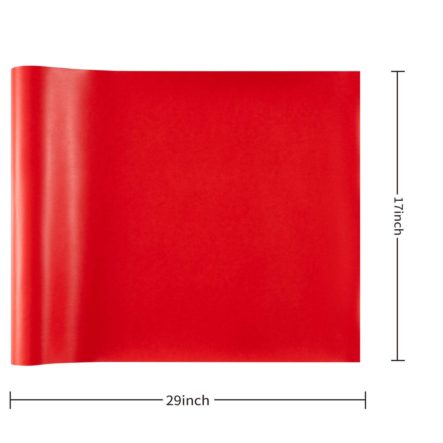 Red PU Leather Book Cloth,Goat Grain