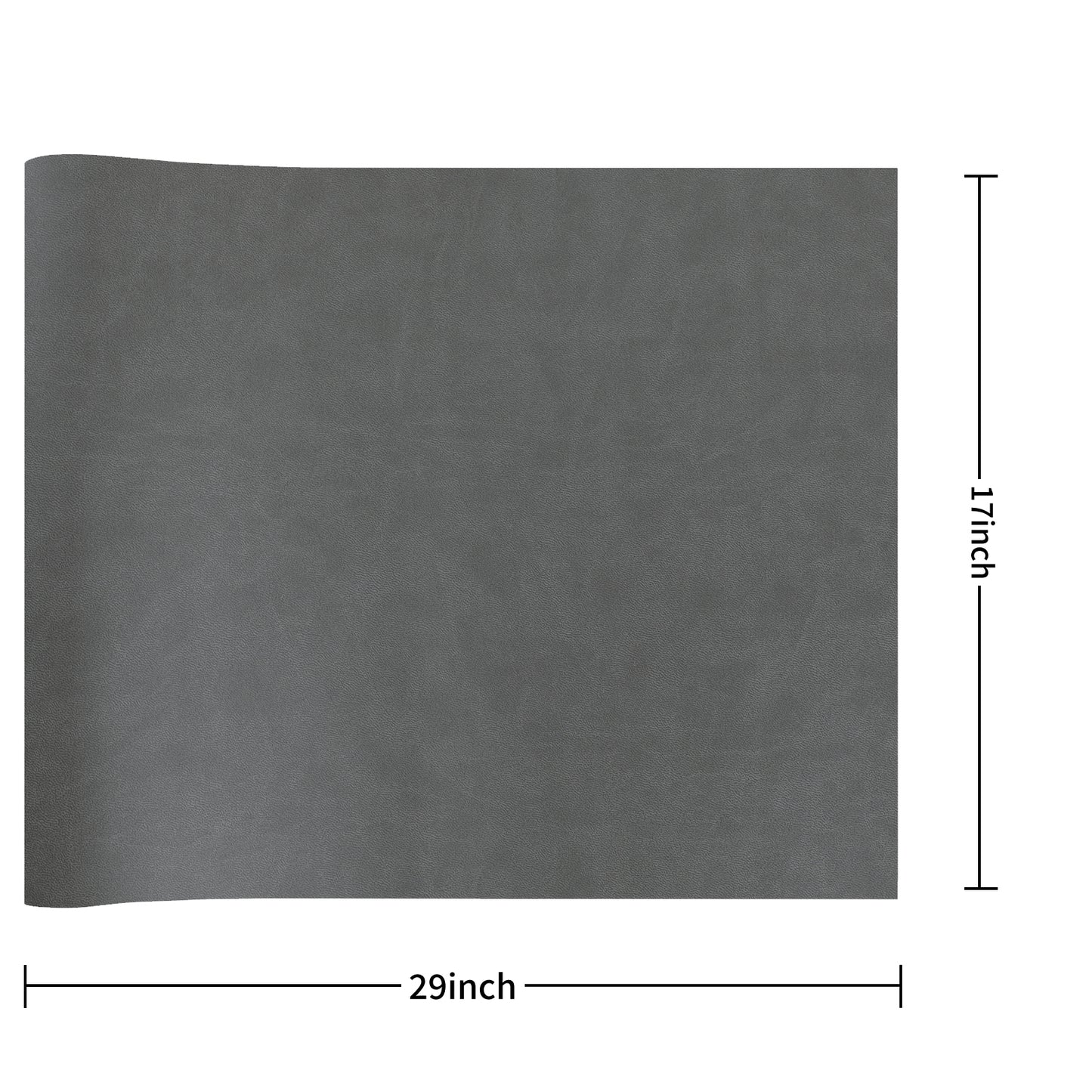 Dark Gray PU Leather Book Cloth