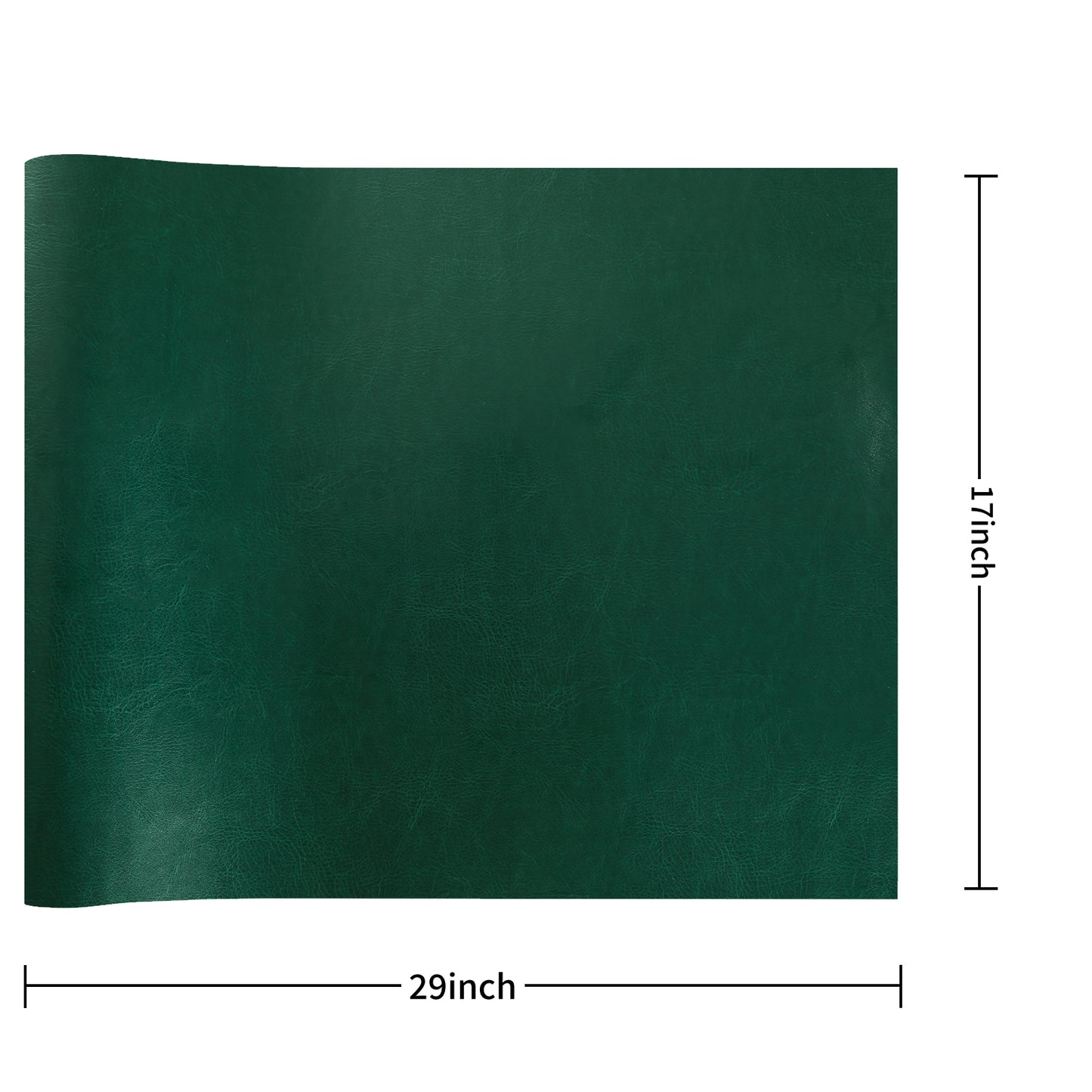 Dark Green PU Leather Book Cloth,Vintage Grain