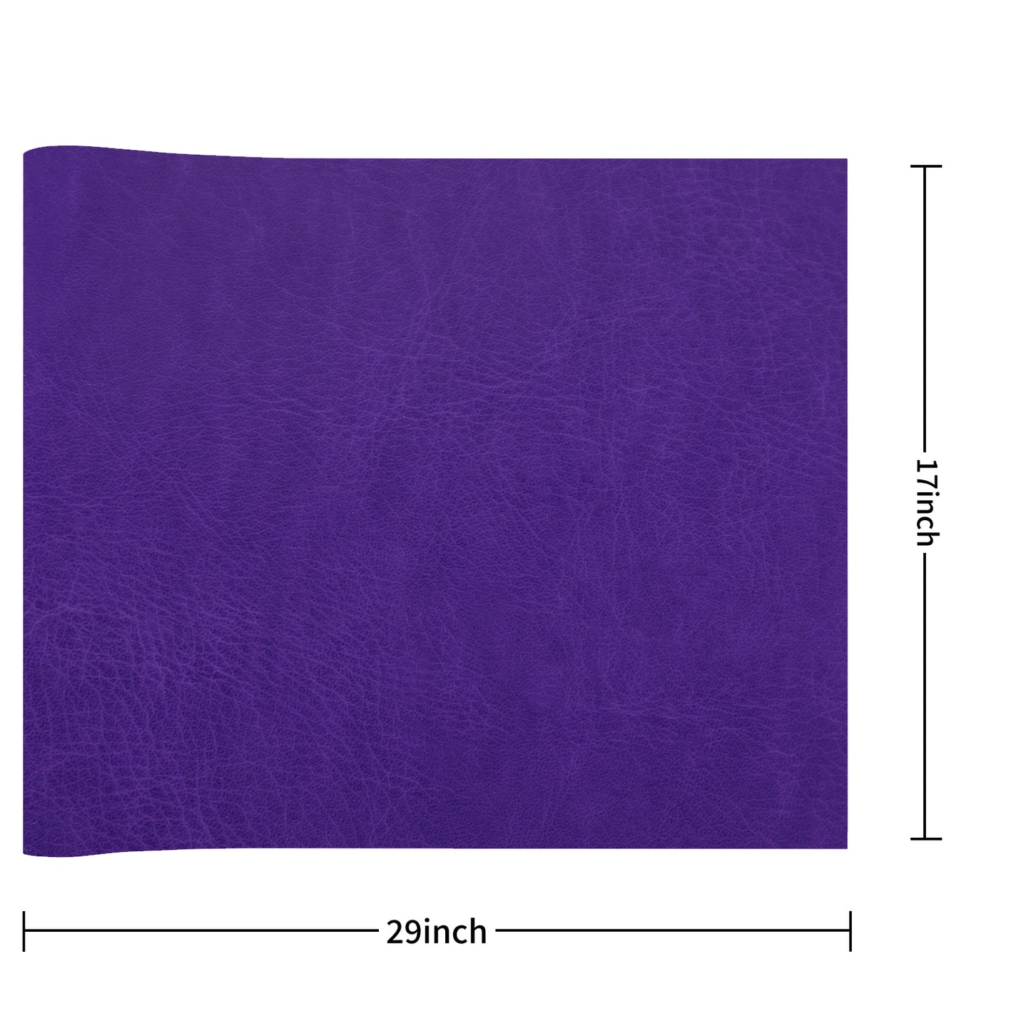 Purple PU Leather Book Cloth,Vintage Grain