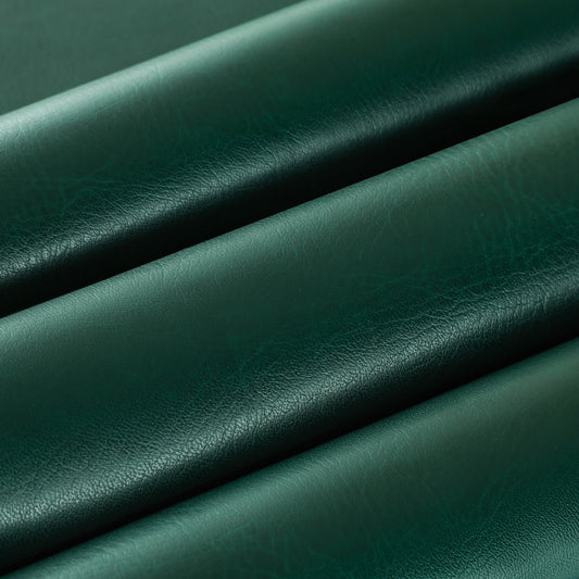 Dark Green PU Leather Book Cloth,Vintage Grain