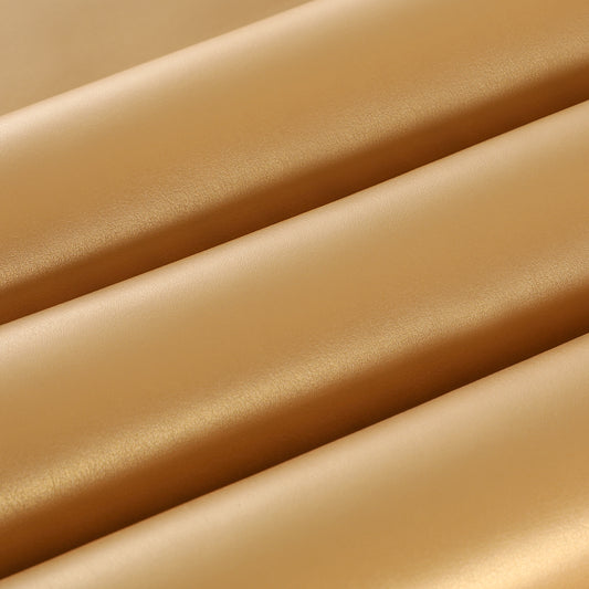 Gold PU Leather Book Cloth,Waltz Grain